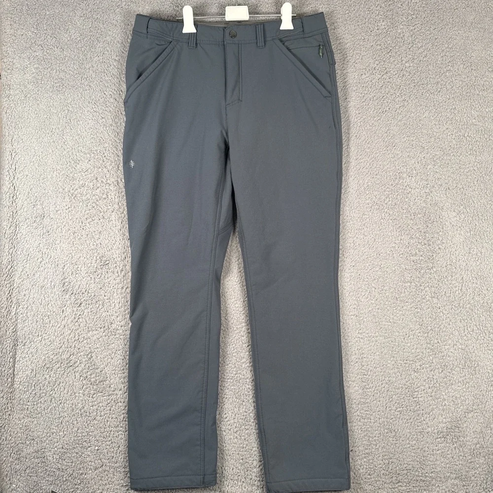 Royal Robbins Pants Mens 34x32 Blue Alpine Mountain Pro Winter Fleece-Lined